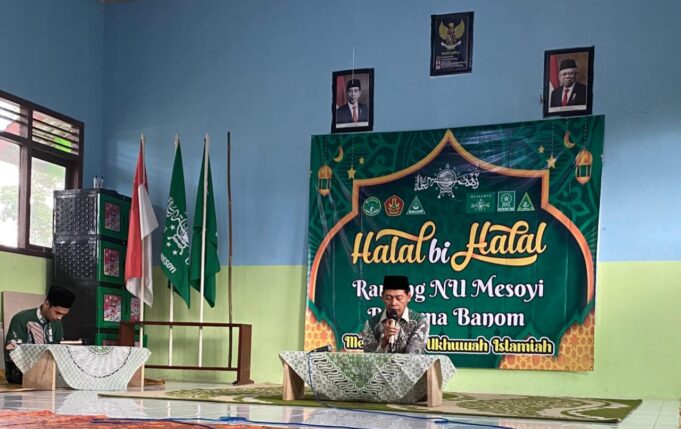 NU Mesoyi Pekalongan Adakan Halal Bihalal untuk Pererat Kekeluargaan