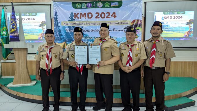 Tingkatkan Kompetensi Kepemimpinan Mahasiswa, FAI Unisla Gelar KMD Pramuka