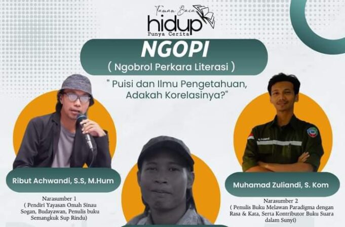 Gelar Diskusi, TBM di Pekalongan Bahas Korelasi Antara Puisi dan Ilmu Pengetahuan