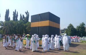 Diikuti 3494 Peserta Didik, LP Ma’arif NU Pekalongan Gelar Manasik Haji