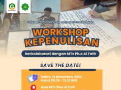 Griya Riset Indonesia Gandeng MTs Plus Al Fath Adakan Workshop Kepenulisan