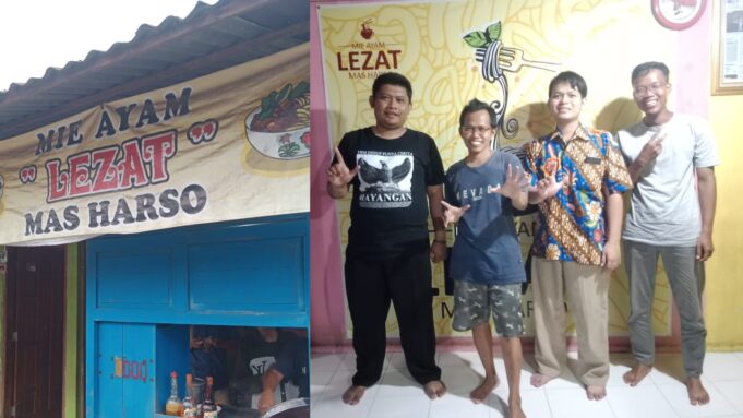 TBM di Pekalongan Kunjungi Harso, Novelis Berprestasi yang Menulis Sambil Jualan Mie Ayam