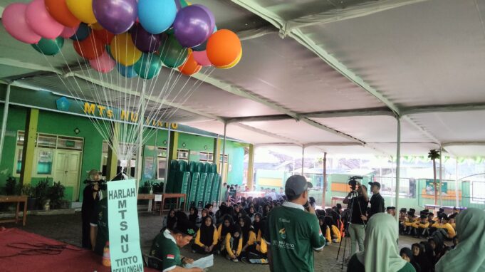 MTs NU Tirto Meriahkan Harlah ke-46 dengan Jalan Sehat, Market Day, dan Pentas Seni