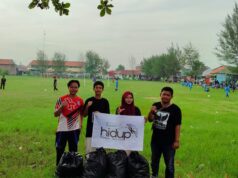 Bumikan Pancasila, TBM Hidup Punya Cerita Bersih-bersih Lingkungan Sambil Buka Lapak Baca