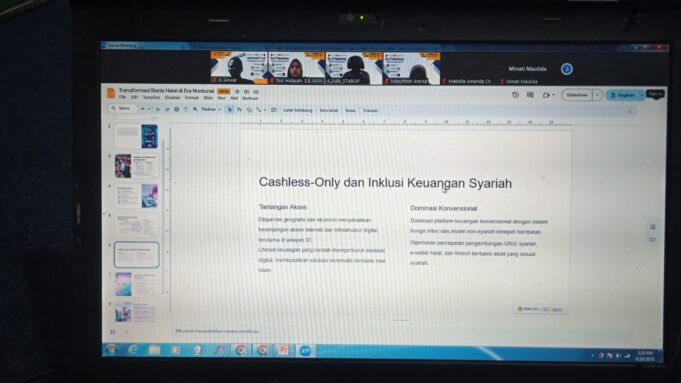 Jadi Co Host di THE 8th Benefecium, Dosen STAIKAP Pekalongan Bahas Transformasi Bisnis Halal di Era Nontunai