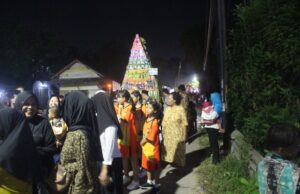 Rahat!! Kirab Gunungan Malam Tahun Baru Islam 1447 H Sukses Digelar Ansor Bumirejo