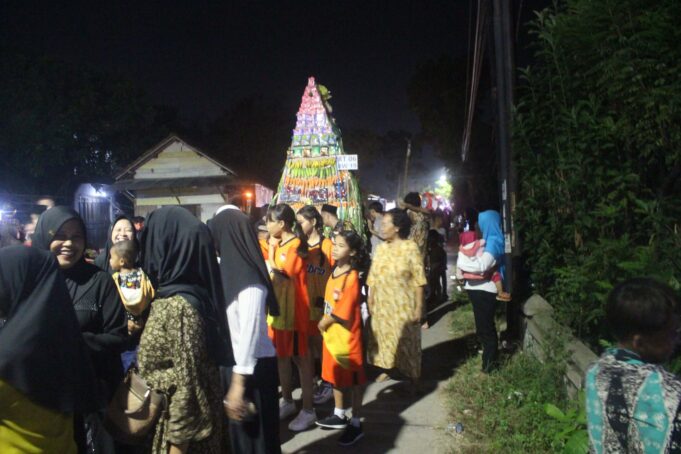 Rahat!! Kirab Gunungan Malam Tahun Baru Islam 1447 H Sukses Digelar Ansor Bumirejo