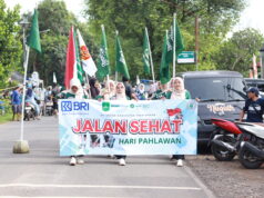 Ribuan Peserta Meriahkan Jalan Sehat Hari Pahlawan Ansor Kabupaten Pekalongan