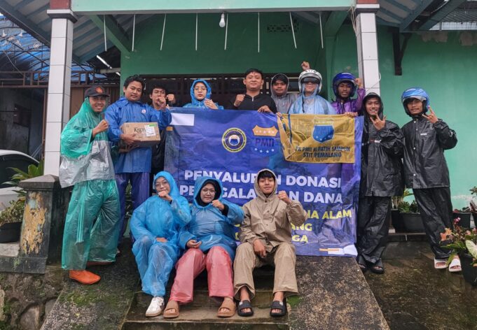PMII Pemalang Salurkan Donasi Banjir Bandang dan Lakukan Trauma Healing untuk Anak-anak