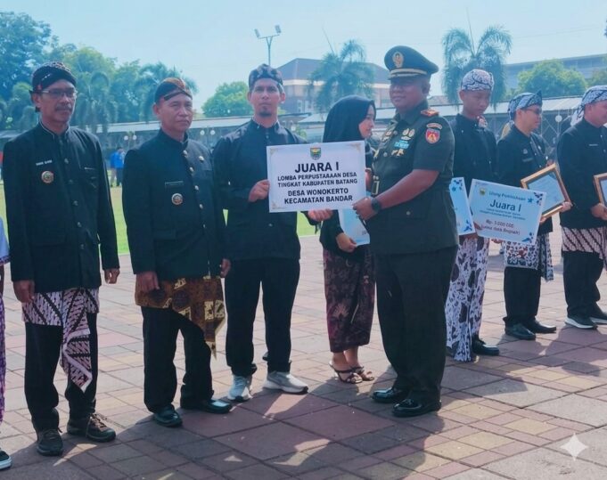 Kado Istimewa di HUT Batang, Perpustakaan “Omah Sinau” Desa Wonokerto Raih Juara I