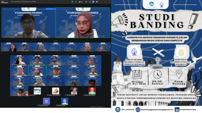 Harmoni Kolaborasi Semarang–Surabaya, Awardee Beasiswa Unggulan Perkuat Jejaring dan Inovasi Organisasi