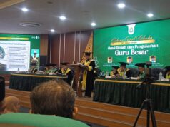 Prof. Abdul Khobir Usung Konsep Tarbiyah Lingkungan dalam Pengukuhan Guru Besar