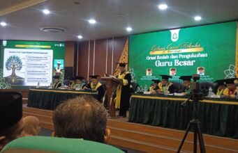 Prof. Abdul Khobir Usung Konsep Tarbiyah Lingkungan dalam Pengukuhan Guru Besar