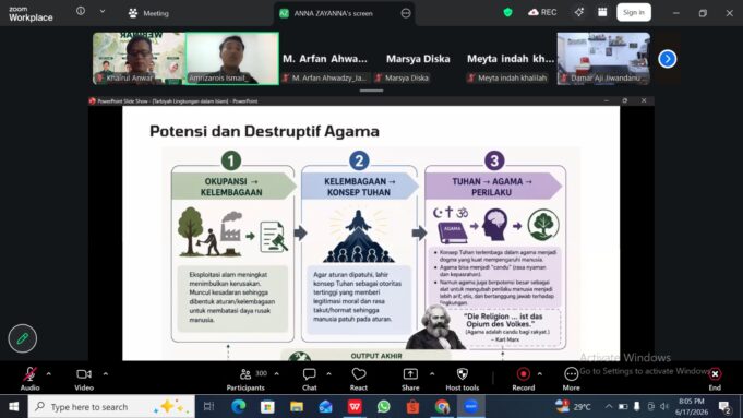 Ketika Alam Menjerit: 300 Peserta Webinar PAC ISNU Tirto Pekalongan Bahas Jalan Islam Selamatkan Bumi