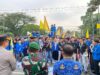 Ratusan Kader PMII Pekalongan Kepung Alun-Alun Kajen, Suarakan Jeritan Rakyat