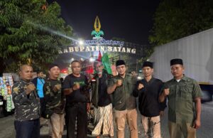 Usia 55 Tahun, Banser Senior Gowes dari Palembang Menuju Muktamar NU ke-35